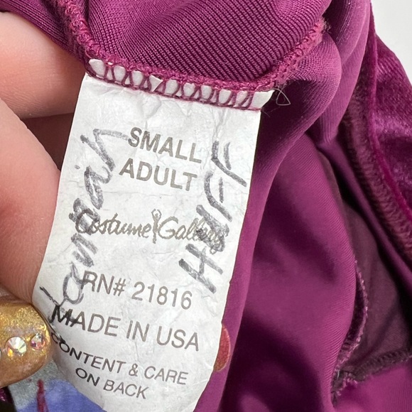 Costume Gallery Dance Dress Multicolor Velvet Performance Wear Size Small Adult - Picture 4 of 6